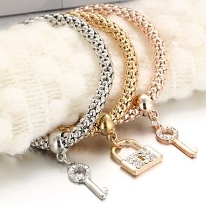3 Charming Stretchy Bracelets.